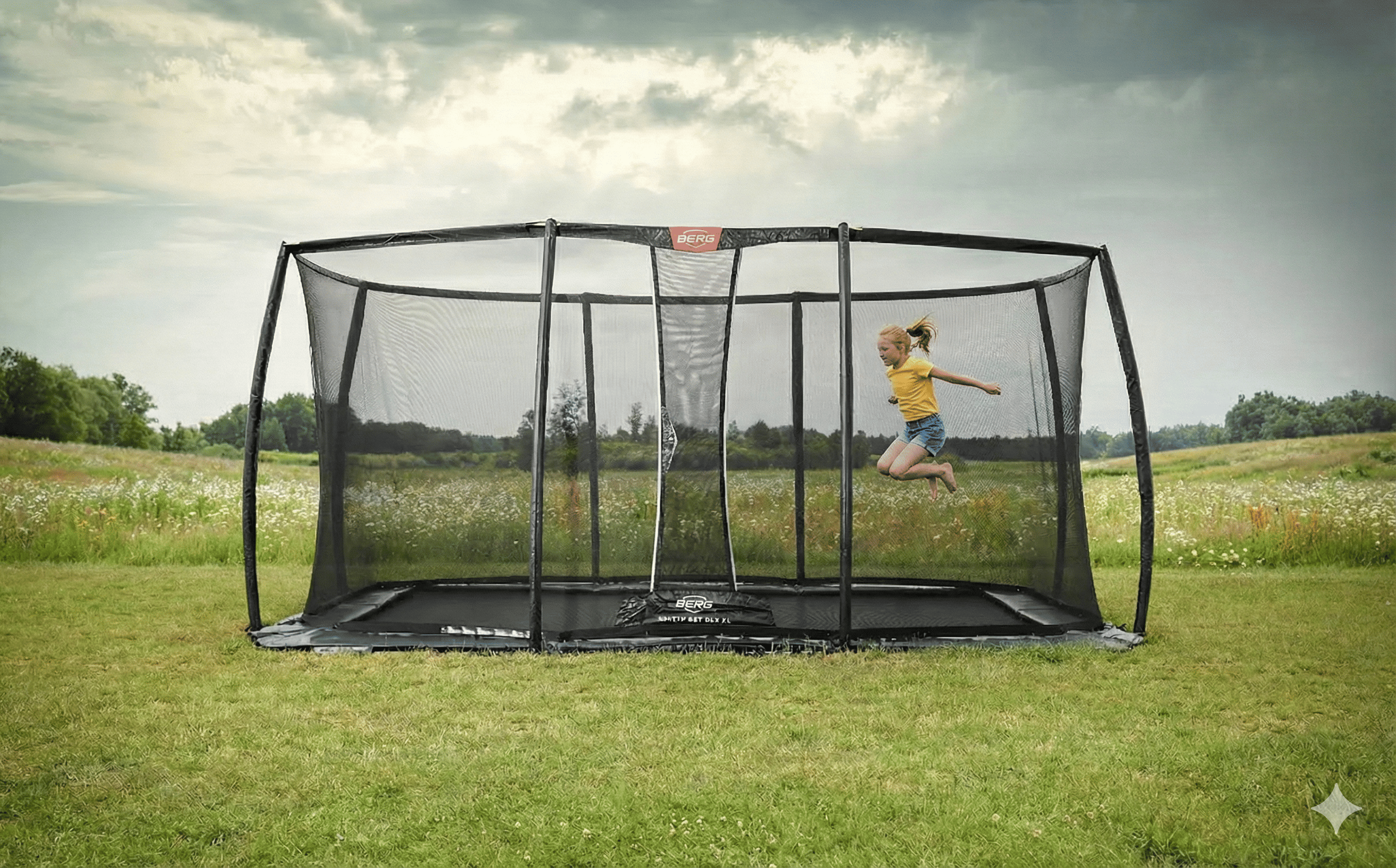 Öffentlich zugängliches Trampolin