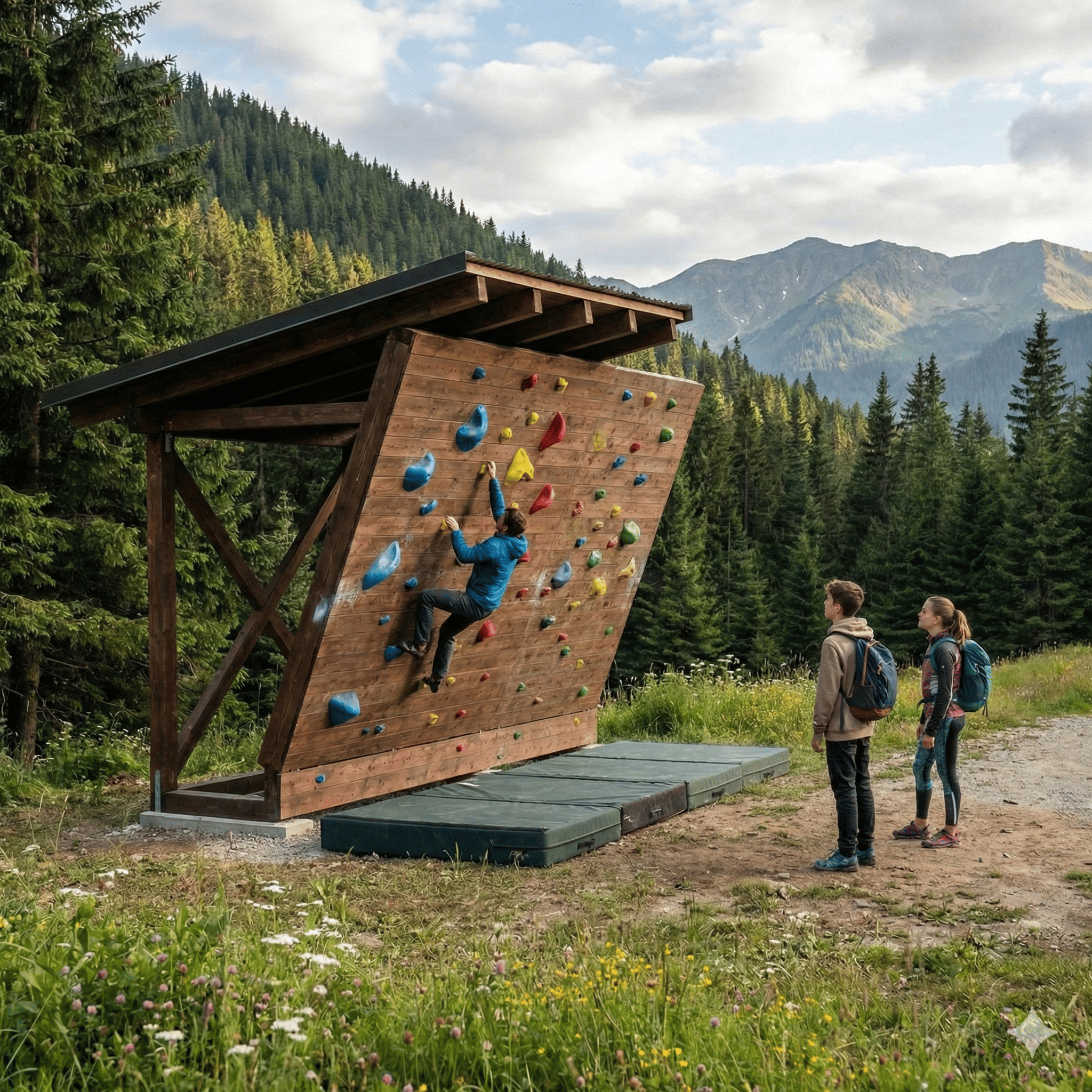 Bouldering presso l’impianto Kneipp
